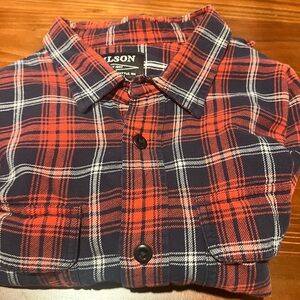 Filson Red and Blue Plaid Casual Shirt